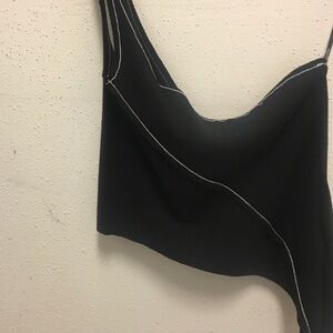 Forever 21 Womens Black and White Knit Tank Top